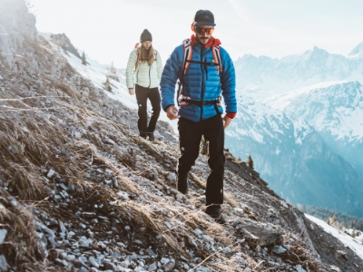 The North Face athletes hiking